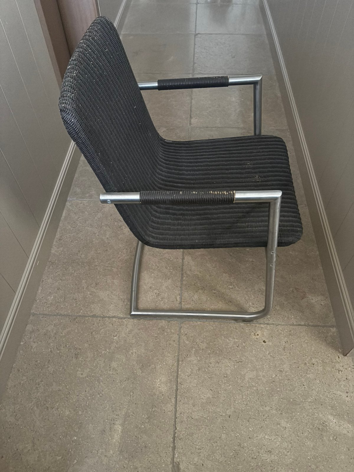 GRATIS: 7 keuken - / terrasstoelen, Tuin en Terras, Ophalen, Gebruikt