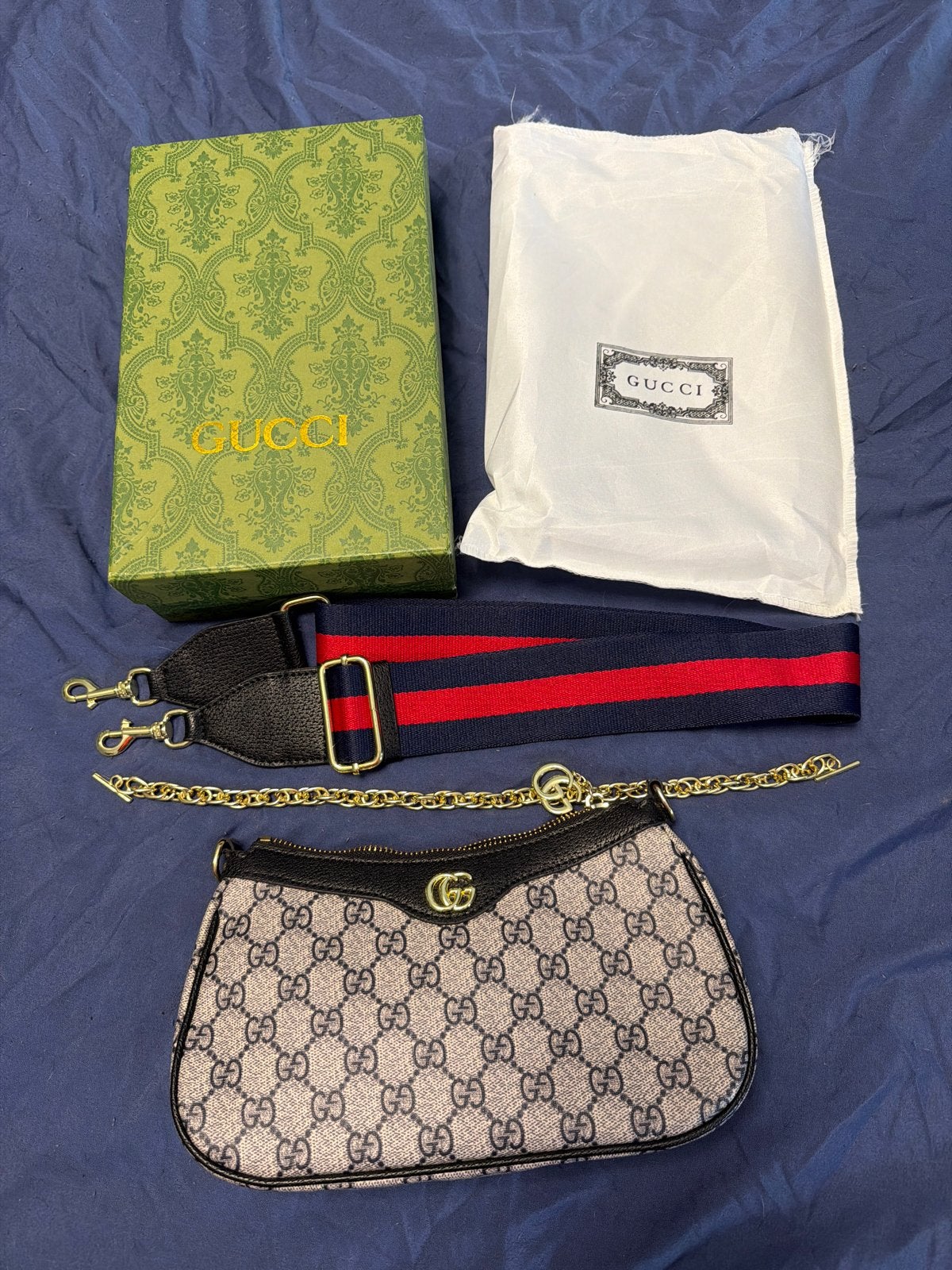 Gucci Ophidia schoudertas, Ophalen of Verzenden, Zo goed als nieuw, Beige, Schoudertasje