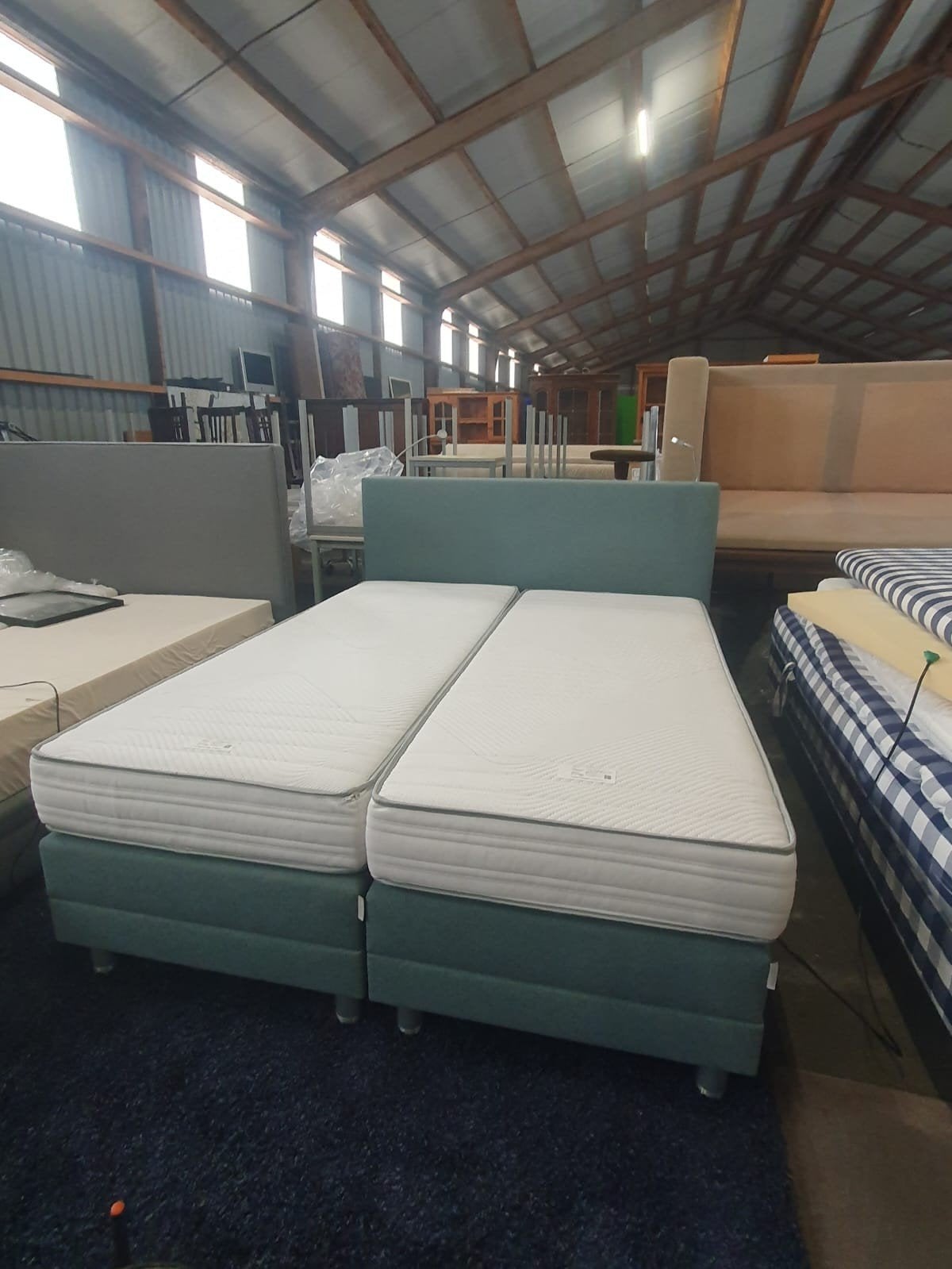 boxspring inclusief bezorgen, Tweepersoons, Ophalen of Verzenden, Zo goed als nieuw, 200 cm