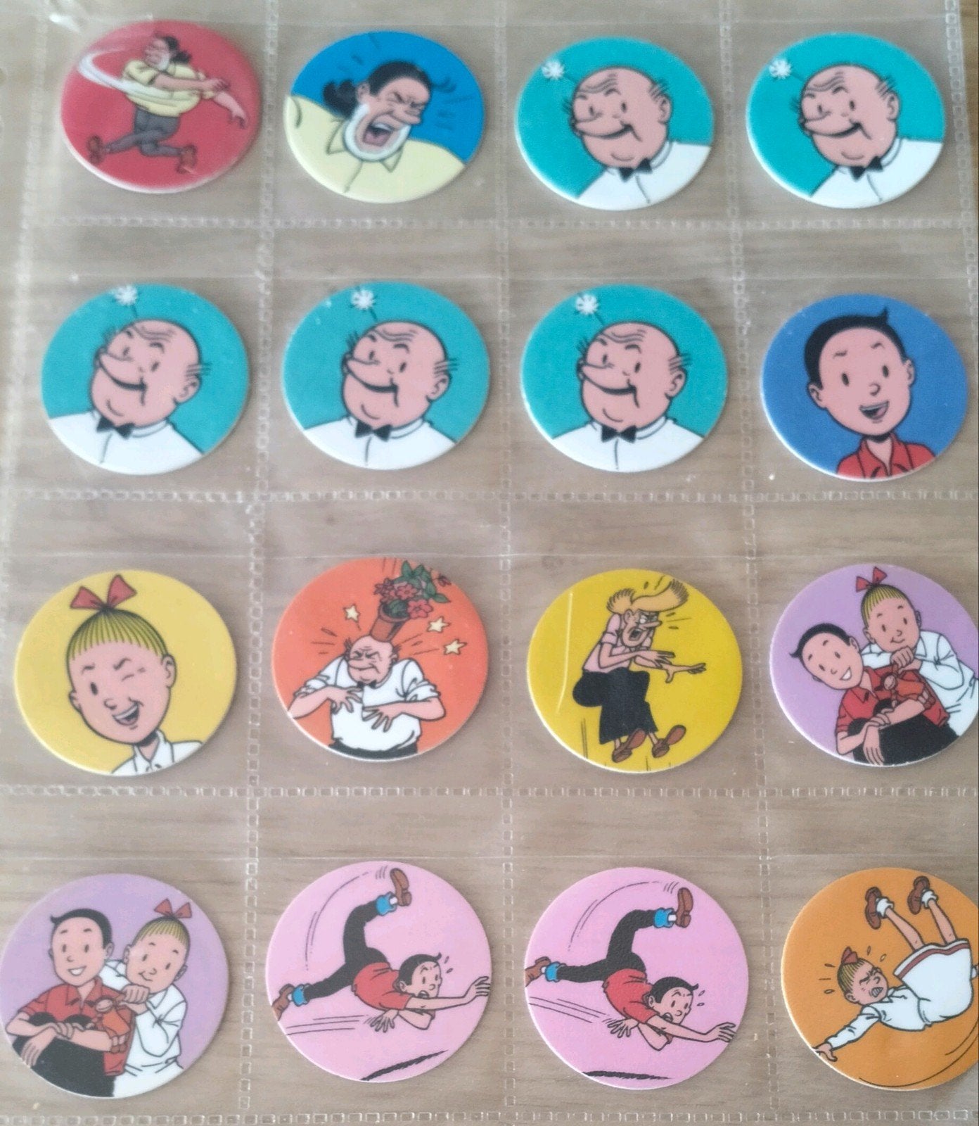 Suske en Wiske Stampie Pogs - Kinderpostzegelactie '95, Ophalen of Verzenden, Suske en Wiske, Zo goed als nieuw, Overige typen