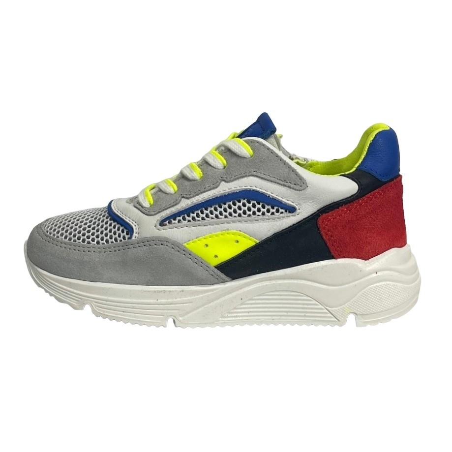 GIGA maat 32 lerensneaker/rits wit/combi gratis verzenden, Kinderen en Baby's, Kinderkleding | Schoenen en Sokken, Nieuw, Schoenen
