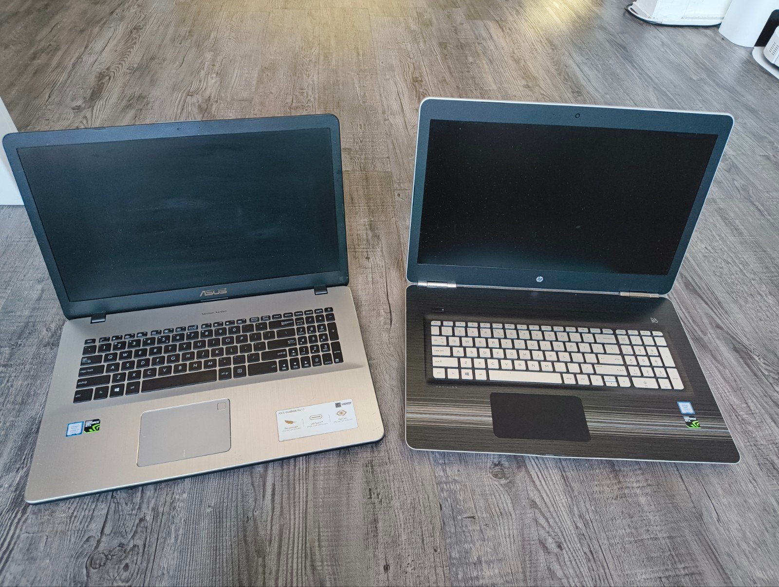 2 laptop's voor onderdelen Asus en HP i7, Ophalen, 15 inch, 2 tot 3 Ghz, HDD