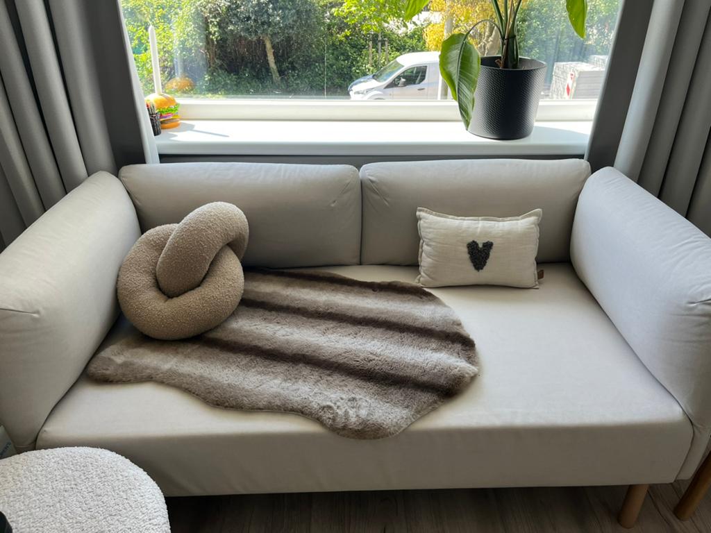 Bankje ikea, Ophalen, Tweepersoons, 75 tot 100 cm, Zo goed als nieuw