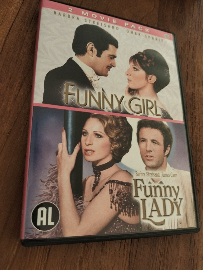 Dvd 2 disc Funny Girl/Funny Lady NLO Barbara Streisand, Alle leeftijden, Ophalen of Verzenden, Zo goed als nieuw, Drama
