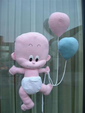 Geboortebord 3D RAAMBABY huren babyspullen jongen meisje, Ophalen, Zo goed als nieuw, Geboortebord
