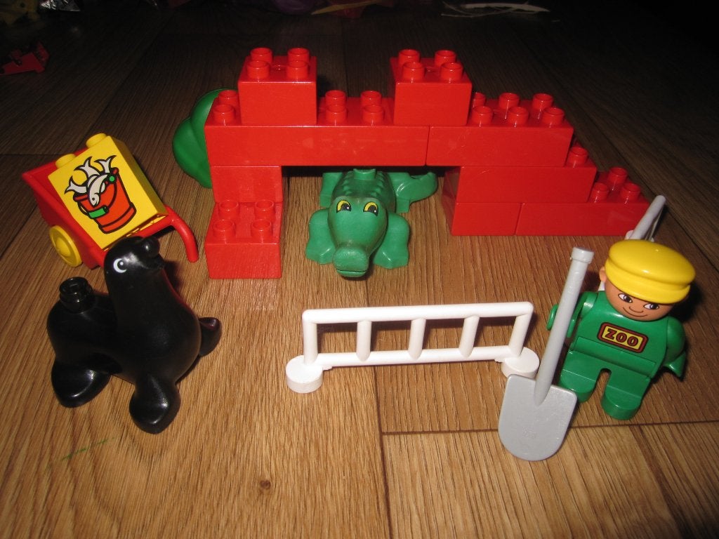 Vintage Duplo dierentuin., Kinderen en Baby's, Speelgoed | Duplo en Lego, Gebruikt, Ophalen of Verzenden, Compleet, Duplo
