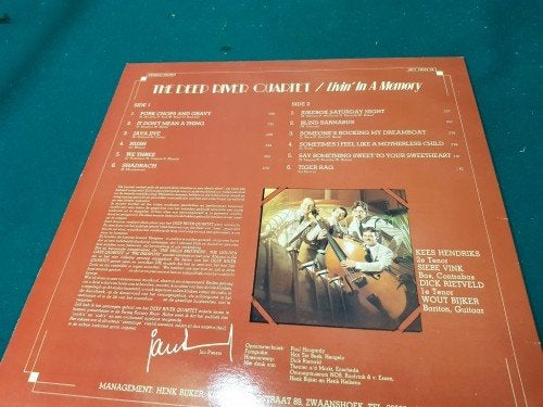 Lp The Deep River Quartet, Livin' in a Memory, Ophalen of Verzenden