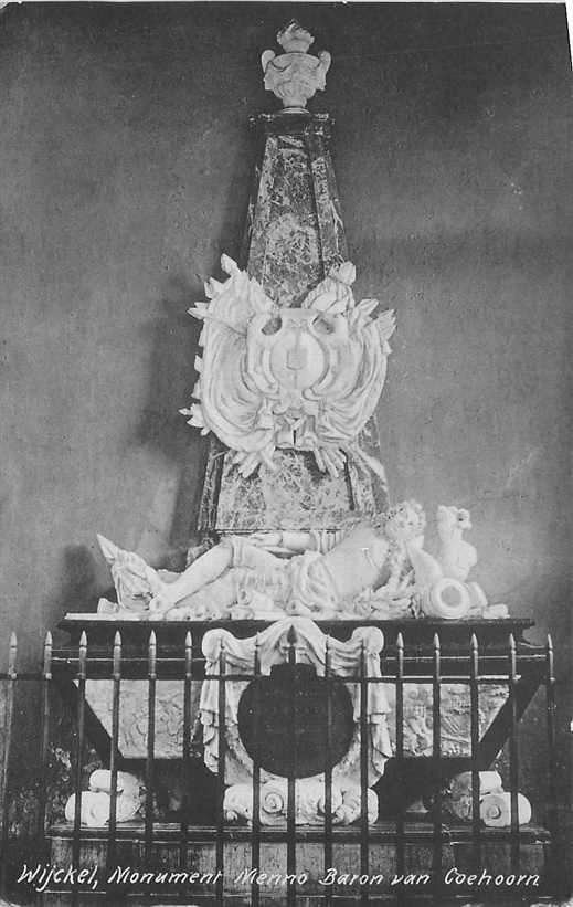 377-008-007 Wijckel  Monument, Verzenden, Voor 1920, Friesland