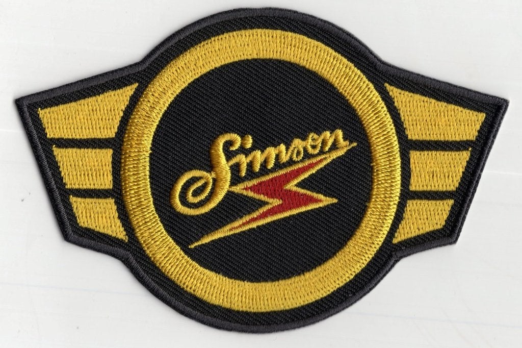 SIMSON logo Patch voor Schwalbe S51 AWO 425 KR51, Verzenden, Nieuw
