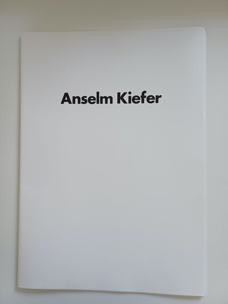 catalogus Groninger Museum: Anselm Kiefer, Onbekend, Ophalen of Verzenden, Zo goed als nieuw, Schilder- en Tekenkunst