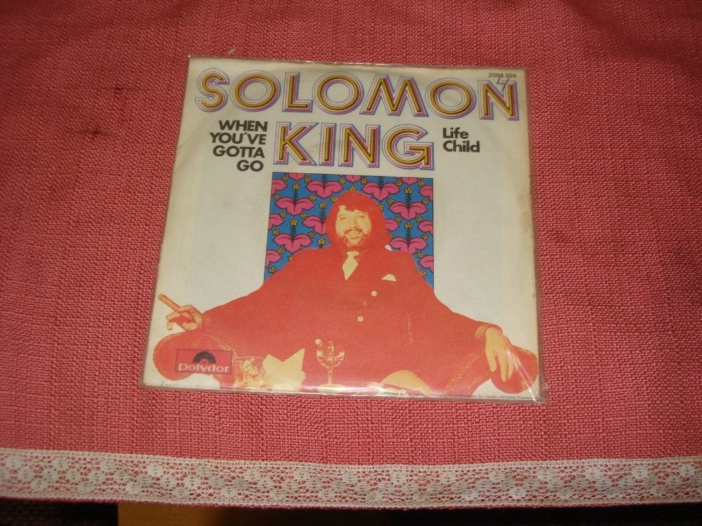 Solomon King: When you've gotta go / Life child, Beschermende buitenhoes, Ophalen of Verzenden, Gebruikt, Rock en Metal