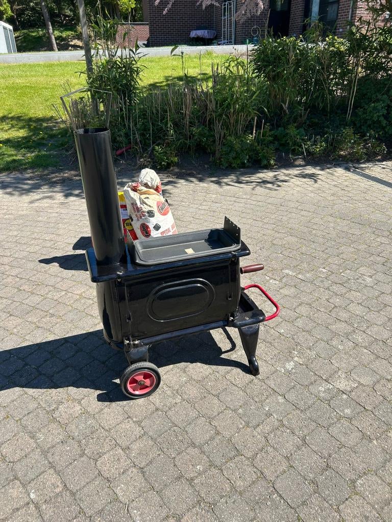 Leda Universal Grill Lok antieke gietijzeren barbecue, Ophalen, Zo goed als nieuw, Leda