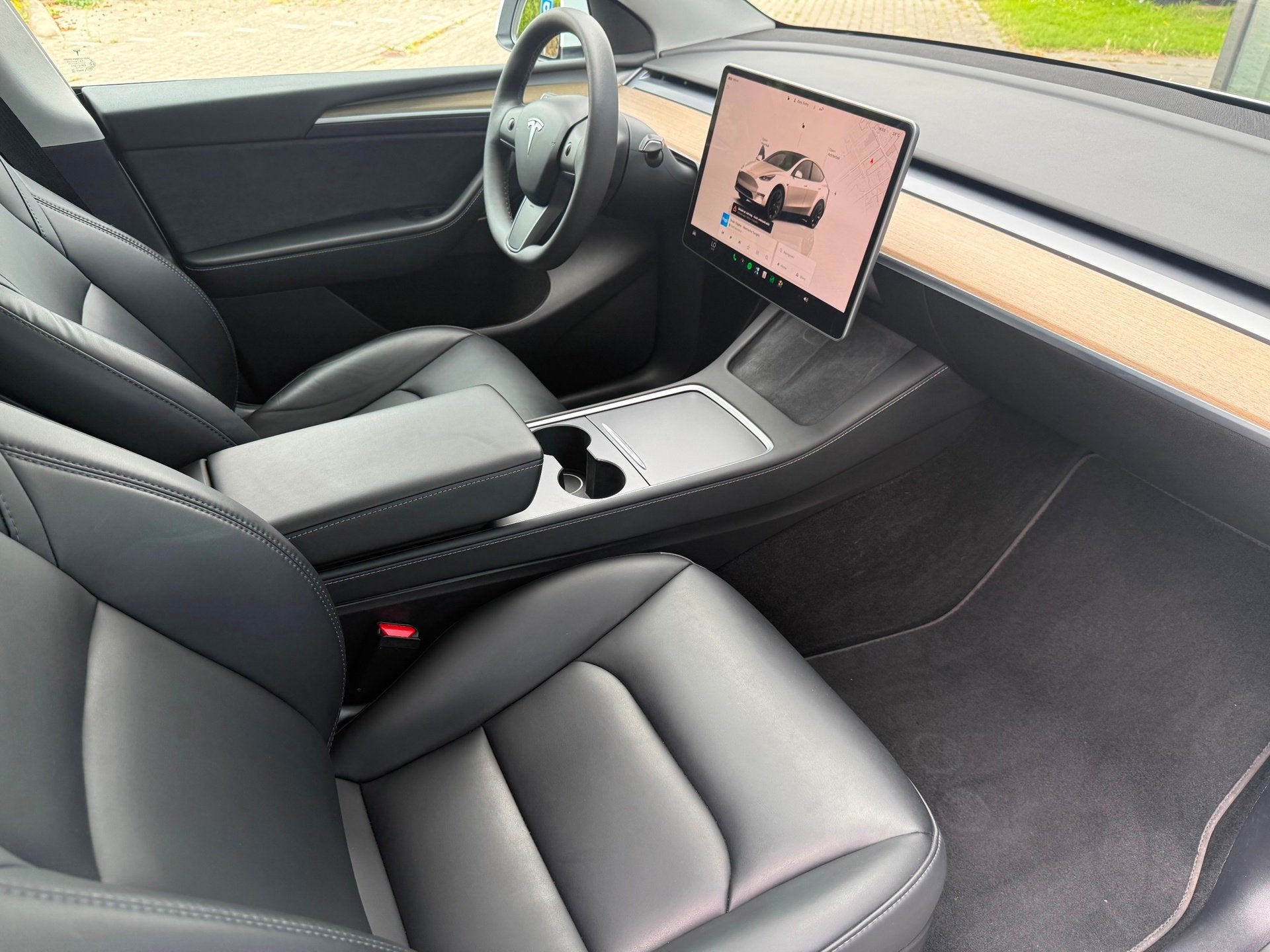 Tesla Model Y RWD 58 kWh - Navi - Leder - Panoramadak - OrgN, Auto's, Tesla, Automaat, 238 pk, Achterwielaandrijving, Gebruikt