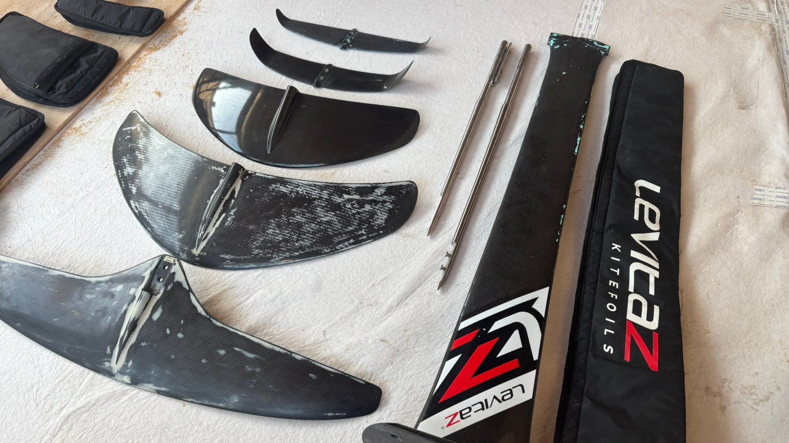 Levitaz HA850/Cruiser kitefoil kit, Geen board, Ophalen of Verzenden, Gebruikt, Overige typen