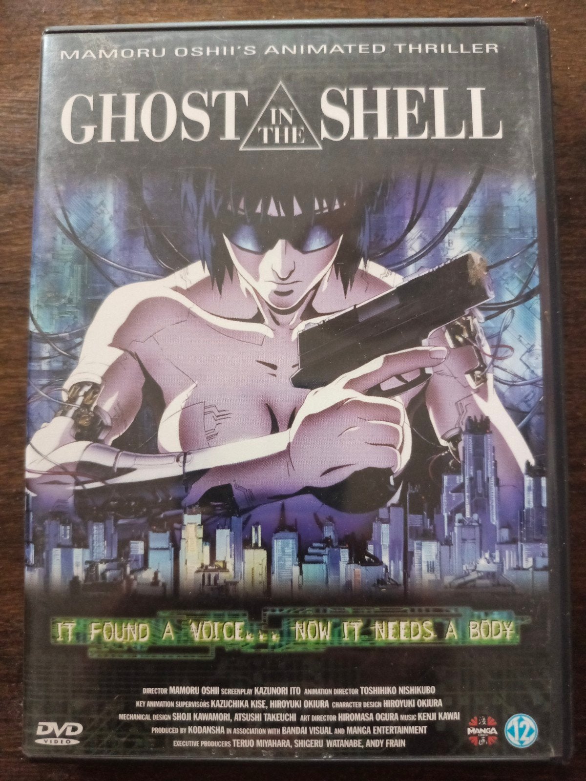 Ghost in the Shell DVD - Anime Klassieker, Vanaf 16 jaar, Nederlands, Actiethriller, Gebruikt