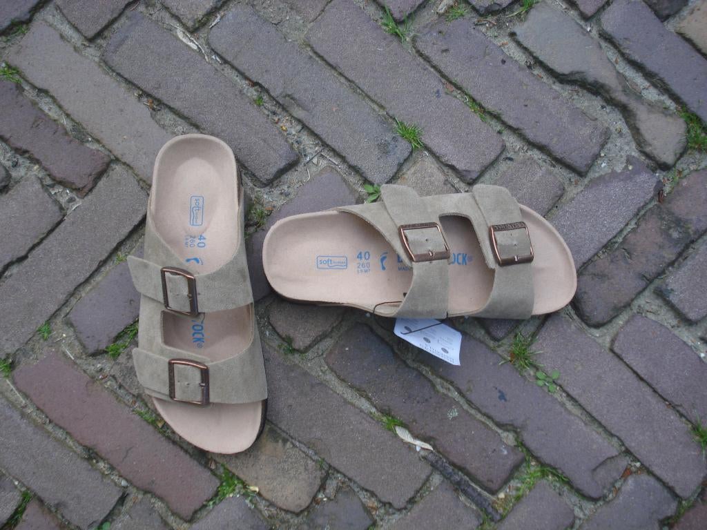 BIRKENSTOCK ARIZONA BEIGE 40 NIEUW GRATIS VERZENDING POST, Slippers, Verzenden, Beige, Nieuw