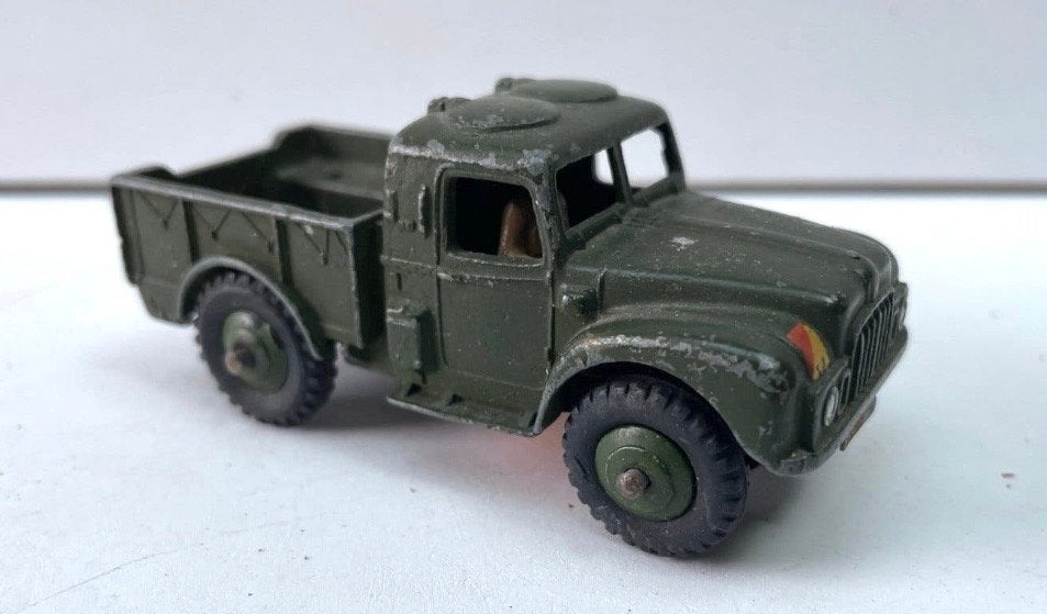 Dinky Toys Leger 1 Ton Vrachtwagen - Vintage Speelgoed, Ophalen of Verzenden