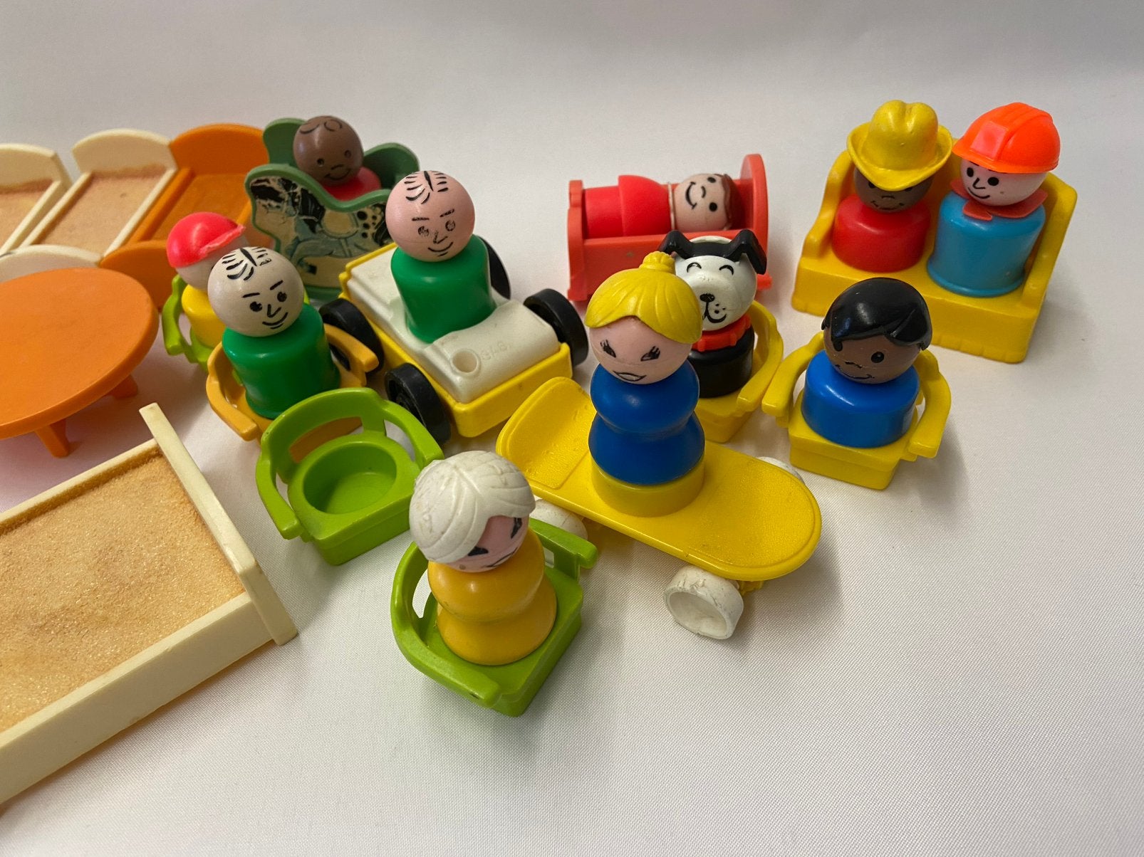 Losse items van Fisher Price, poppetjes en meubeltjes, Ophalen of Verzenden, Gebruikt, Overige typen