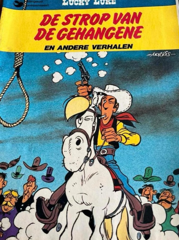 Lucky Luke: De Strop van de Gehangene en andere verhalen, Eén stripboek, Ophalen of Verzenden, Gelezen