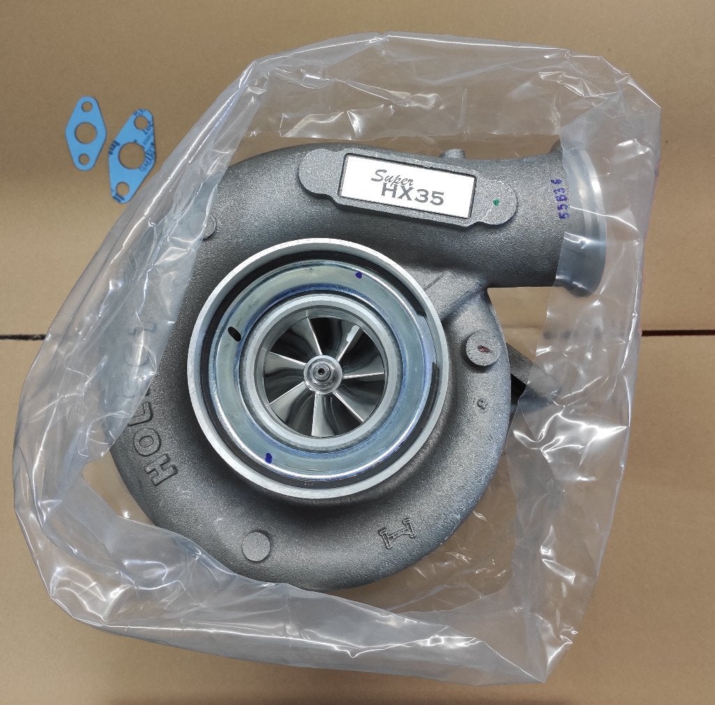 Turbo Holset HX35 Super T3 12cm twin billet V-band 3", Ophalen of Verzenden