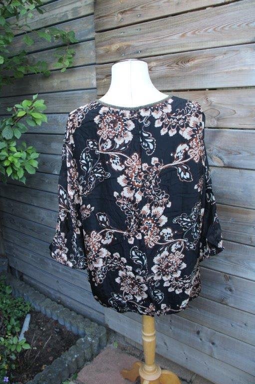 Blouson zwart/ bruin/ beige Paprika mt L (48) Vaste prijs, Zwart, Maat 46/48 (XL) of groter, Ophalen of Verzenden, Zo goed als nieuw