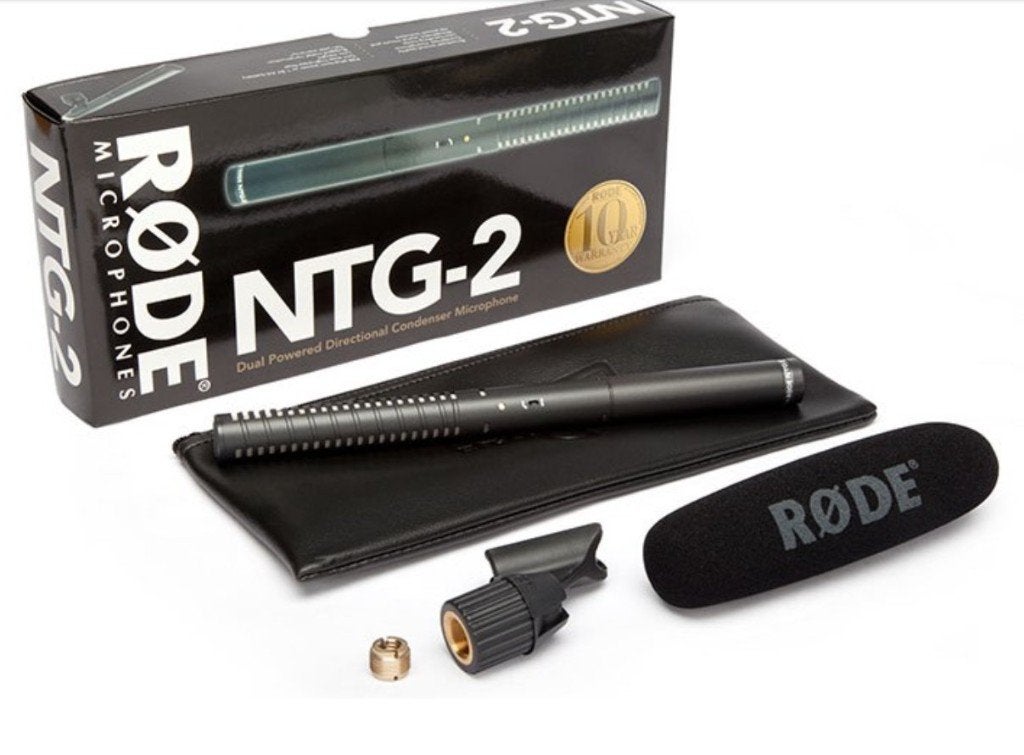 Rode NTG-2 Shotgun Microphone (z.g.a.n.), Muziek en Instrumenten, Microfoons, Ophalen of Verzenden, Zo goed als nieuw, Overige typen