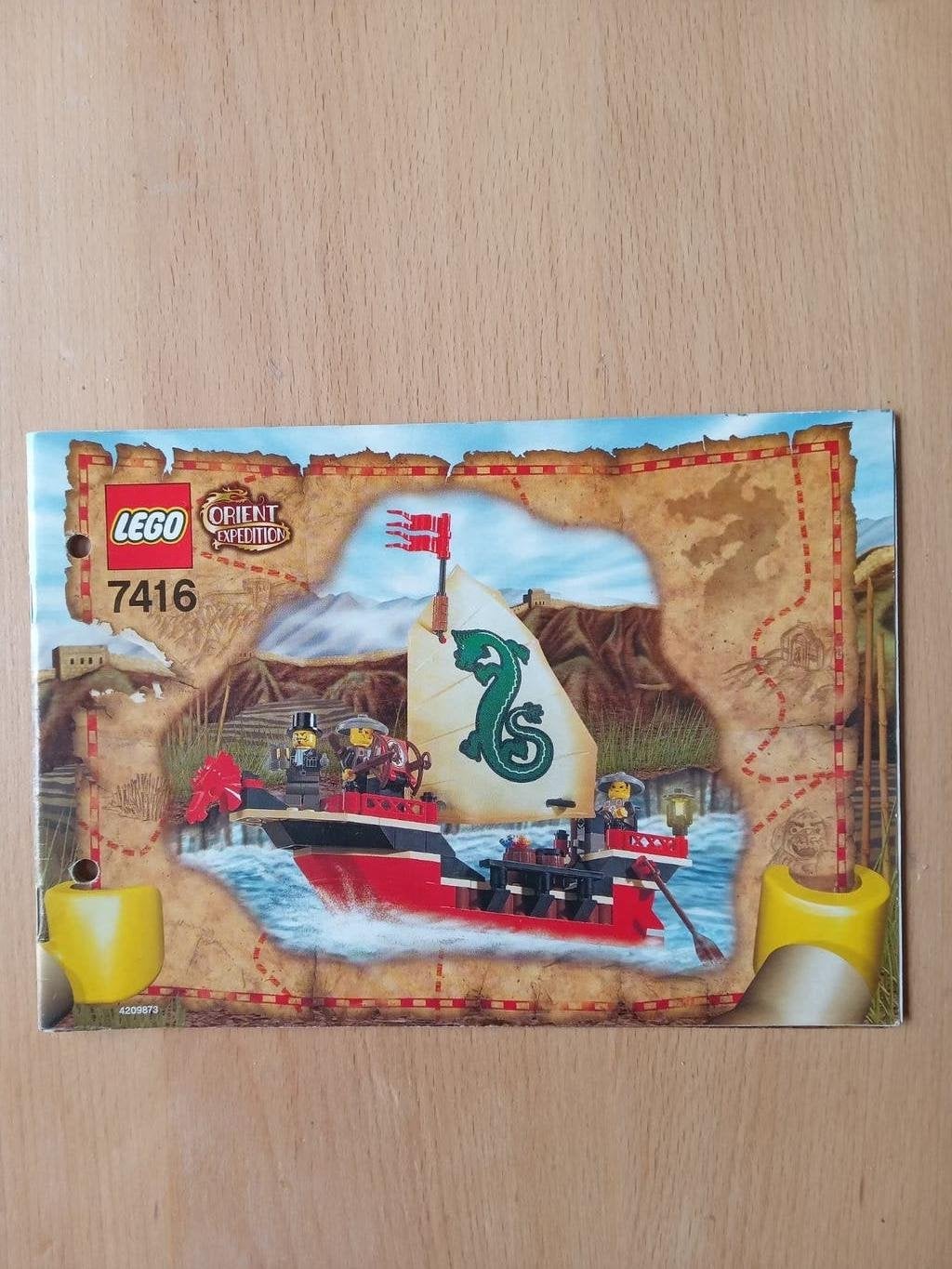 LEGO Orient Expedition 7416 Emperor's Ship BOEKJE, Gebruikt, Overige thema's, Lego, Accessoire