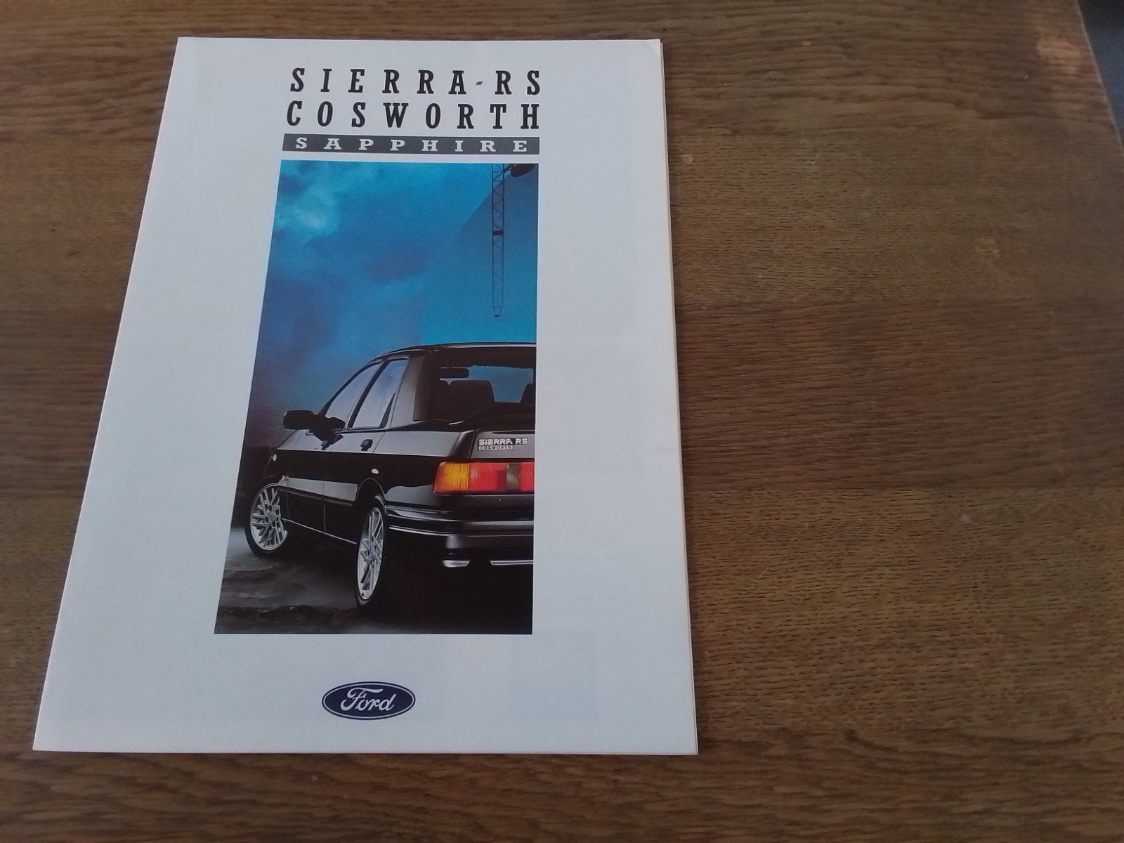 Folder Ford Sierra Cosworth Sapphire, Ophalen of Verzenden, Zo goed als nieuw, Ford, Ford Motor Company