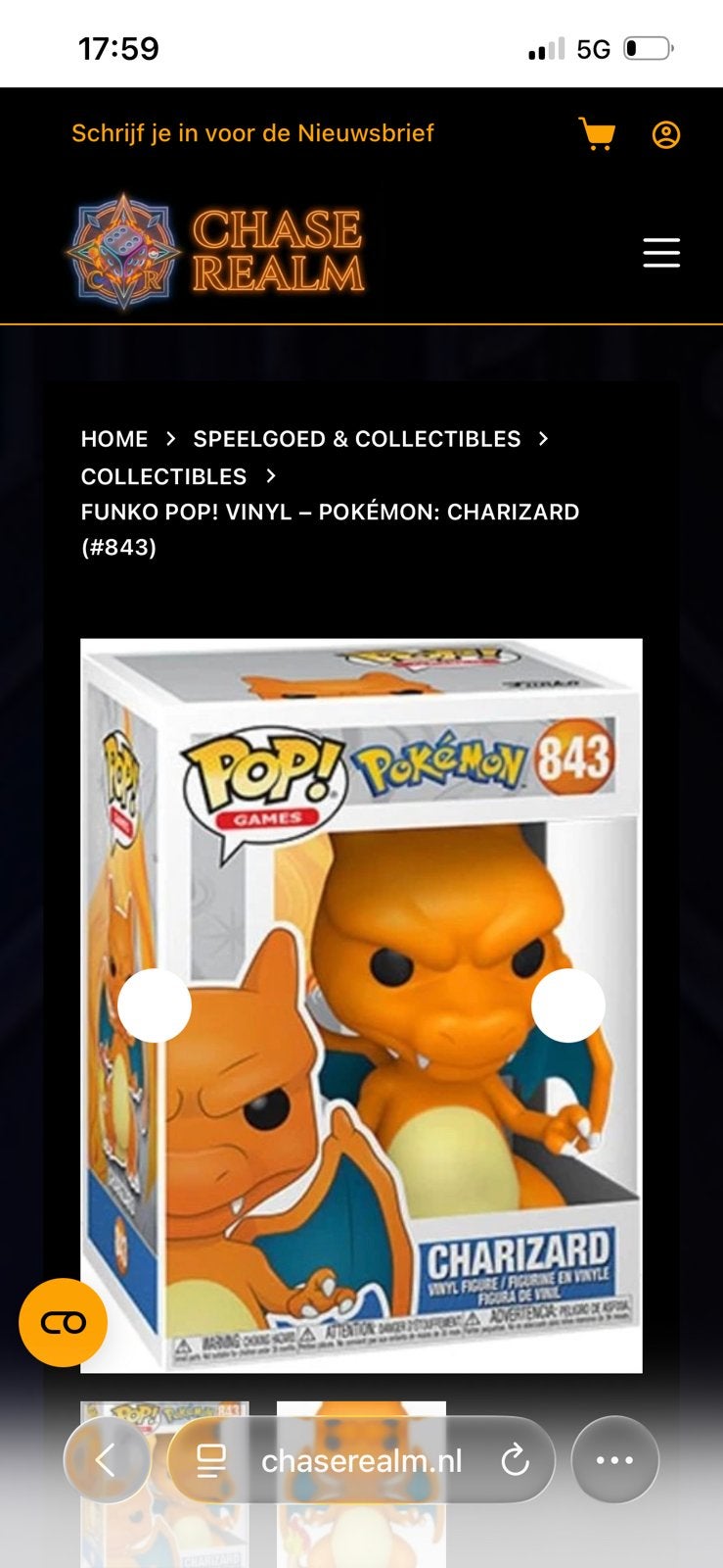 Funko Pop! Vinyl – Pokémon: Charizard (#843), Verzamelen, Verzenden, Nieuw, Pokemon Funko Pop, Nvt