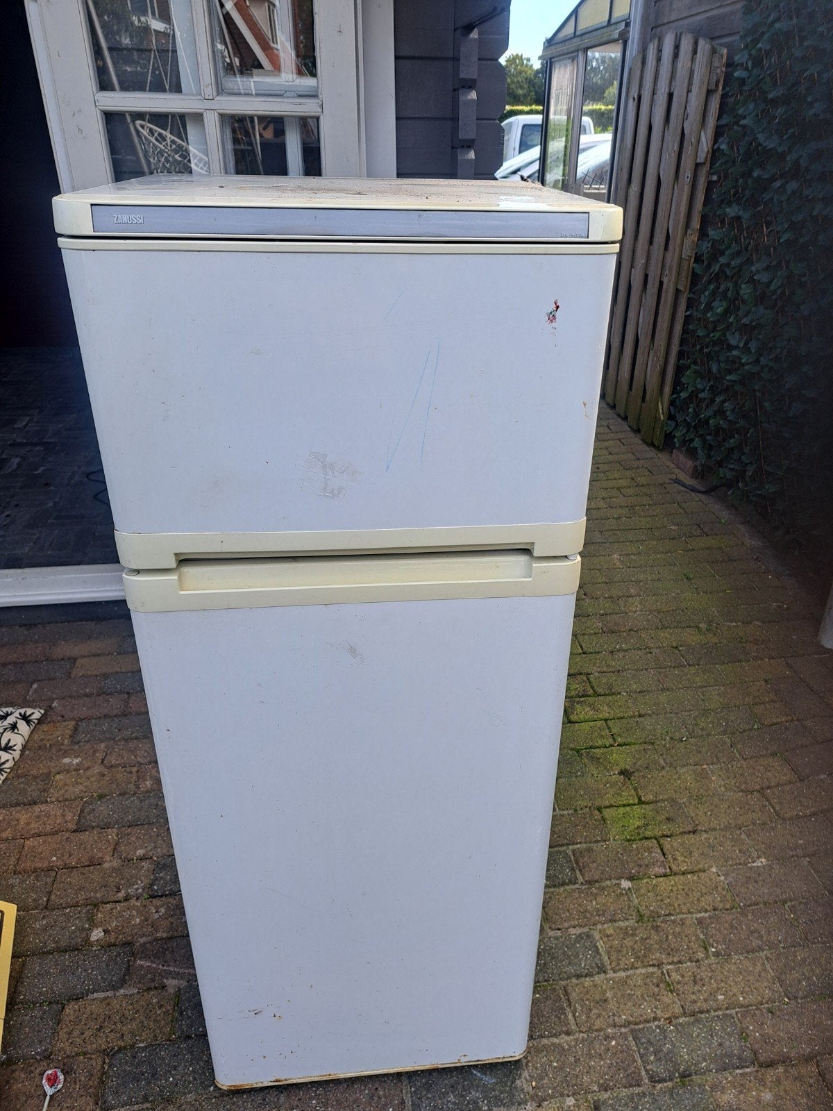 koelkast met vriezer, Witgoed en Apparatuur, Ophalen, Gebruikt, 200 liter of meer, Met aparte vriezer