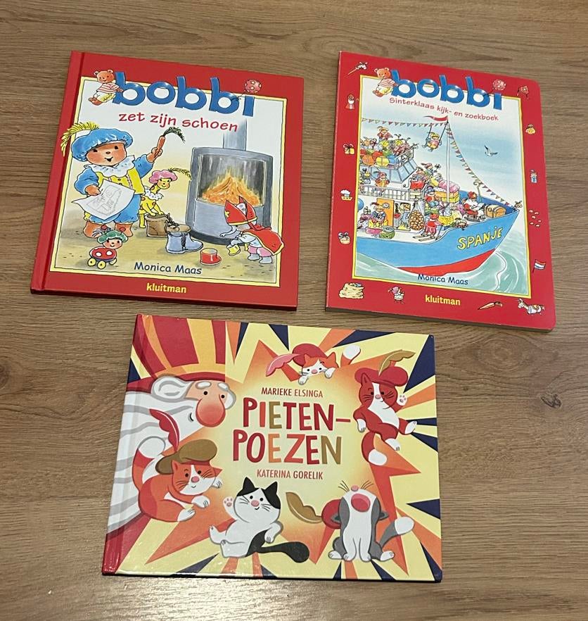 Bobbi en gratis Pietenpoezen Boeken - Sinterklaas Verhalen, Boeken, Fictie algemeen, Jongen of Meisje, Voorleesboek, 4 jaar