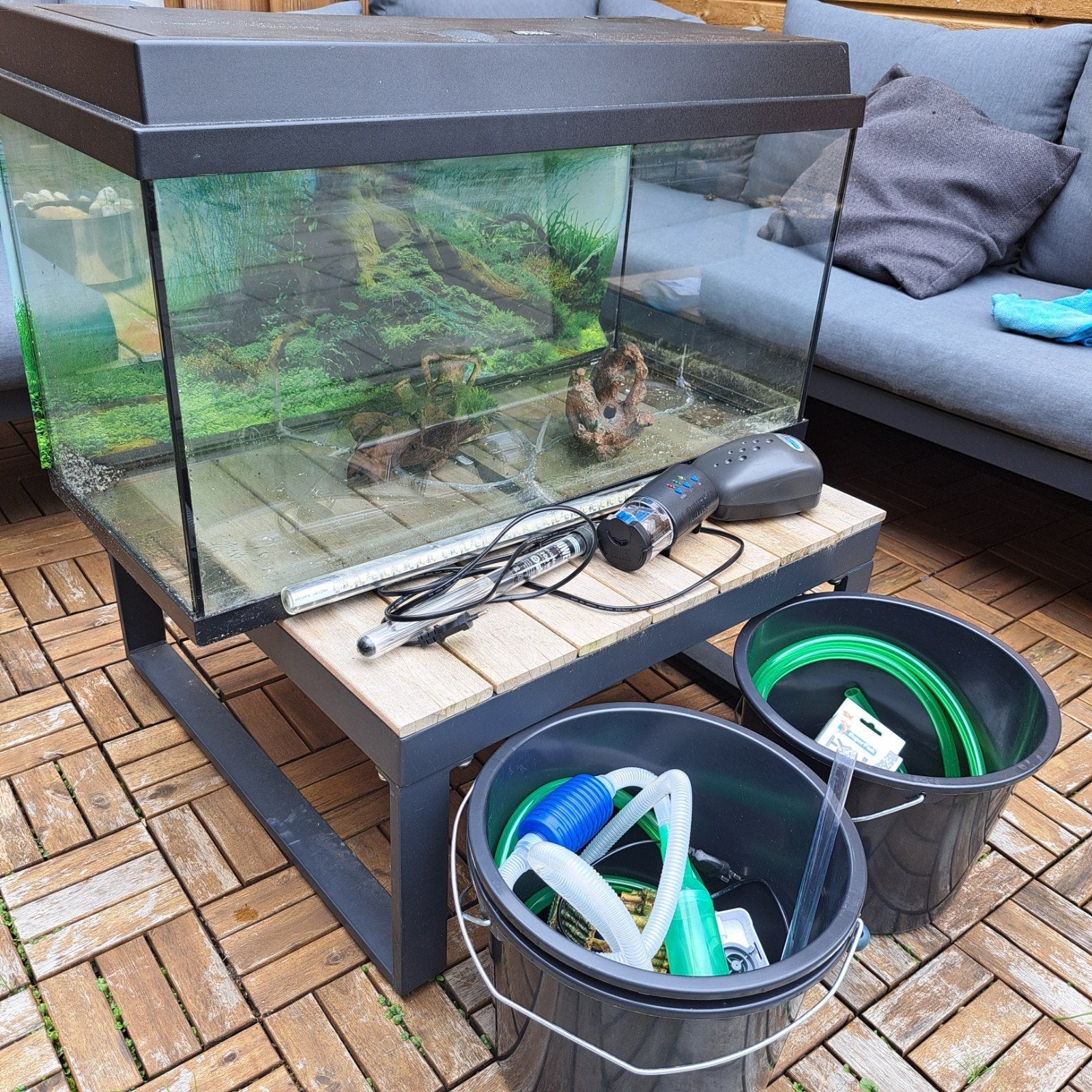 Aquarium juwel 112 liter, Ophalen of Verzenden, Zo goed als nieuw, Leeg aquarium