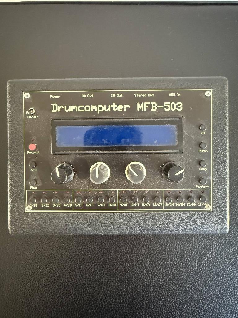 MFB-503 analoog drumcomputer drum machine beatbox, Muziek en Instrumenten, Drumcomputers, Ophalen of Verzenden, Zo goed als nieuw