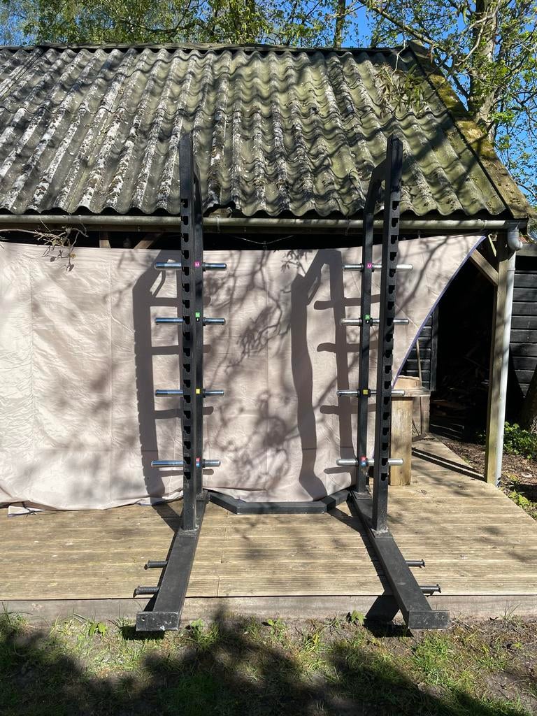 Squat Rack met gewichtopslag, Ophalen, Gebruikt, Benen, Overige typen