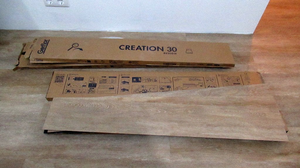 Gerflor Honey Oak Plak PVC vloerdelen t.w.v. 350 euro, Ophalen, Kunststof, 50 tot 150 cm, Vloerdelen of -planken