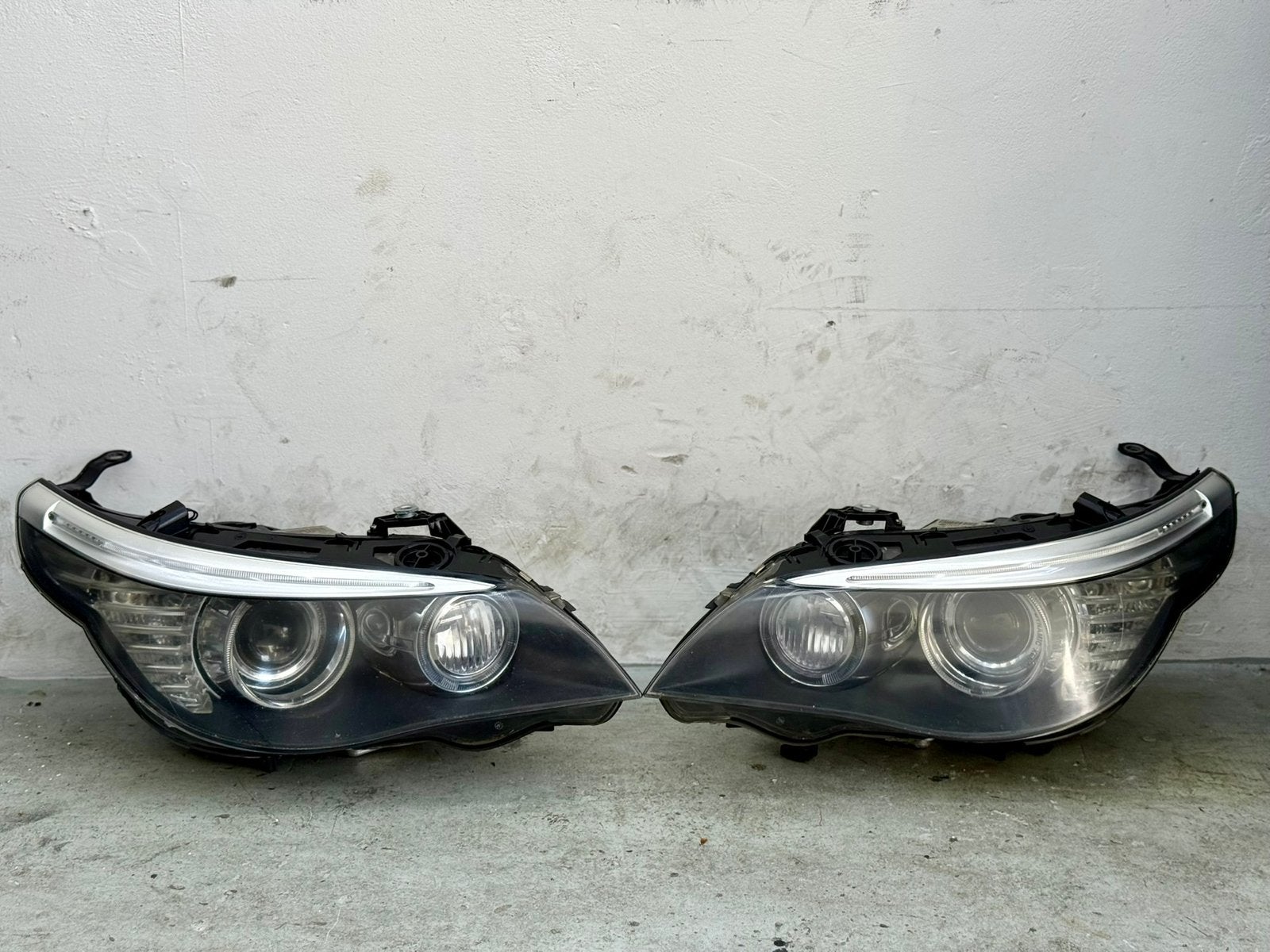 BMW E60/E61 5 Serie lci Adaptieve Bi-Xenon Koplamp Set, Ophalen of Verzenden, Gebruikt, BMW