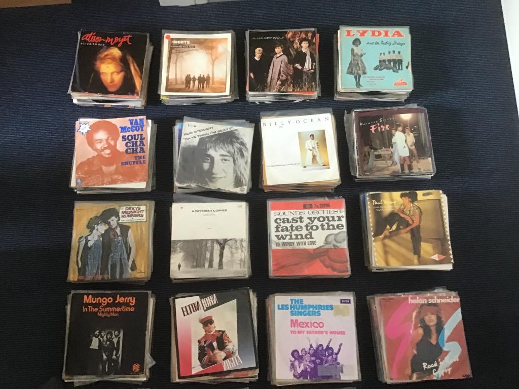 600 Engelstalige singeltjes, Cd's en Dvd's, Vinyl Singles, Ophalen, Gebruikt, Pop
