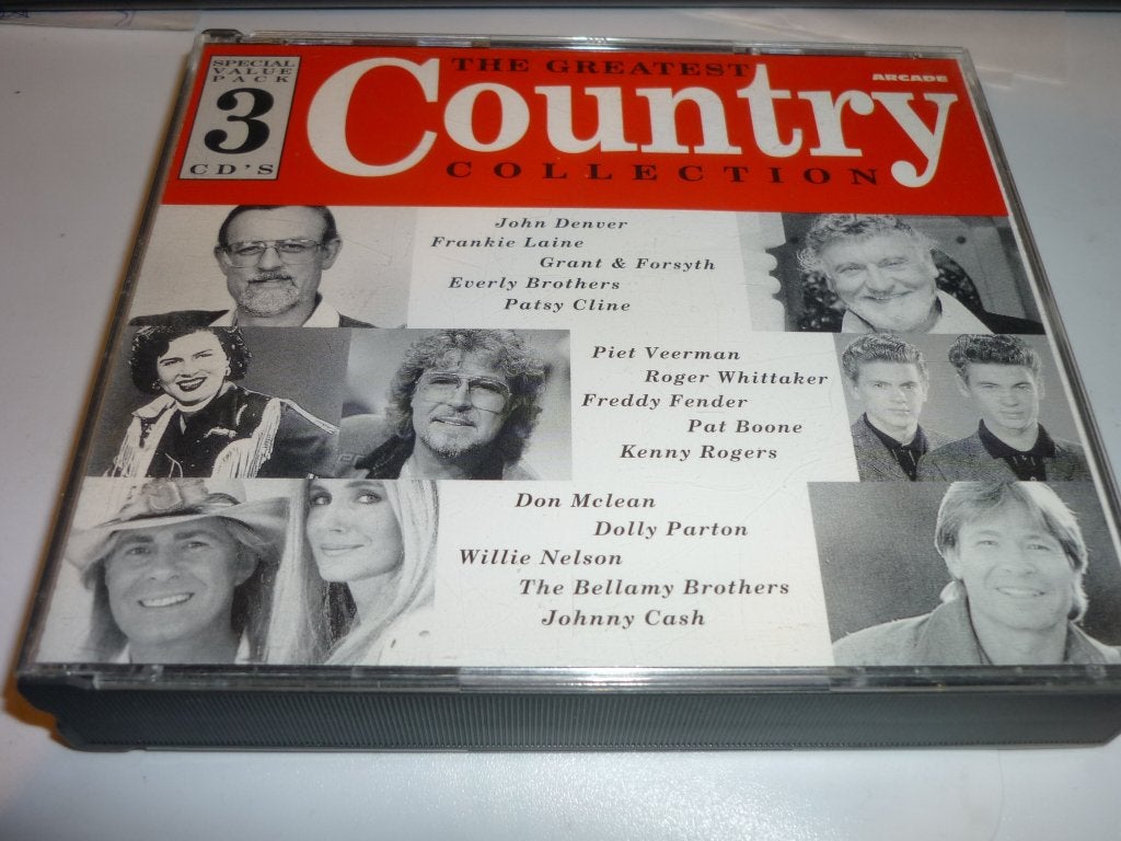 the greatest country collection de cd boxset met 3 cd's, Verzenden, Zo goed als nieuw
