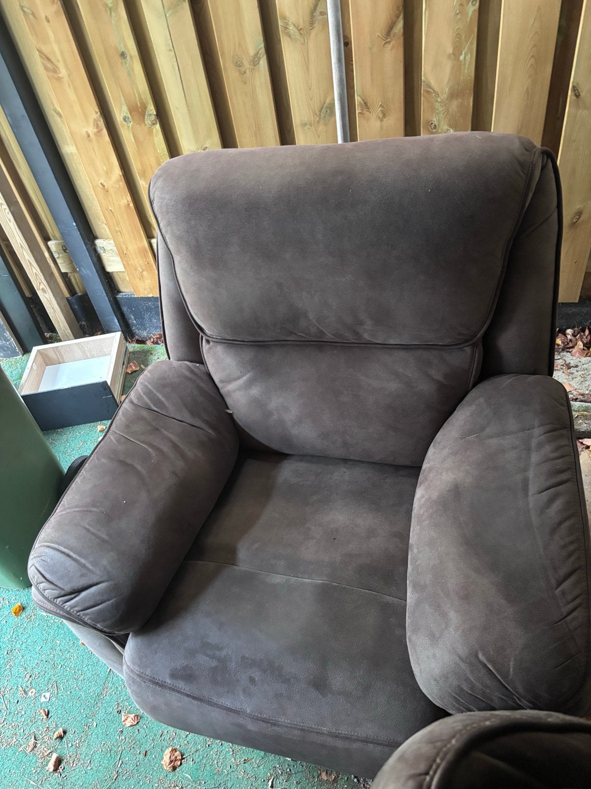 2 fauteuils, Ophalen, Gebruikt, Stof, 75 tot 100 cm