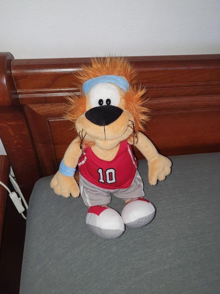 loekie Leeuw Knuffels, Oranje, Ophalen of Verzenden, Zo goed als nieuw, Middelgroot (20 tot 80 cm)