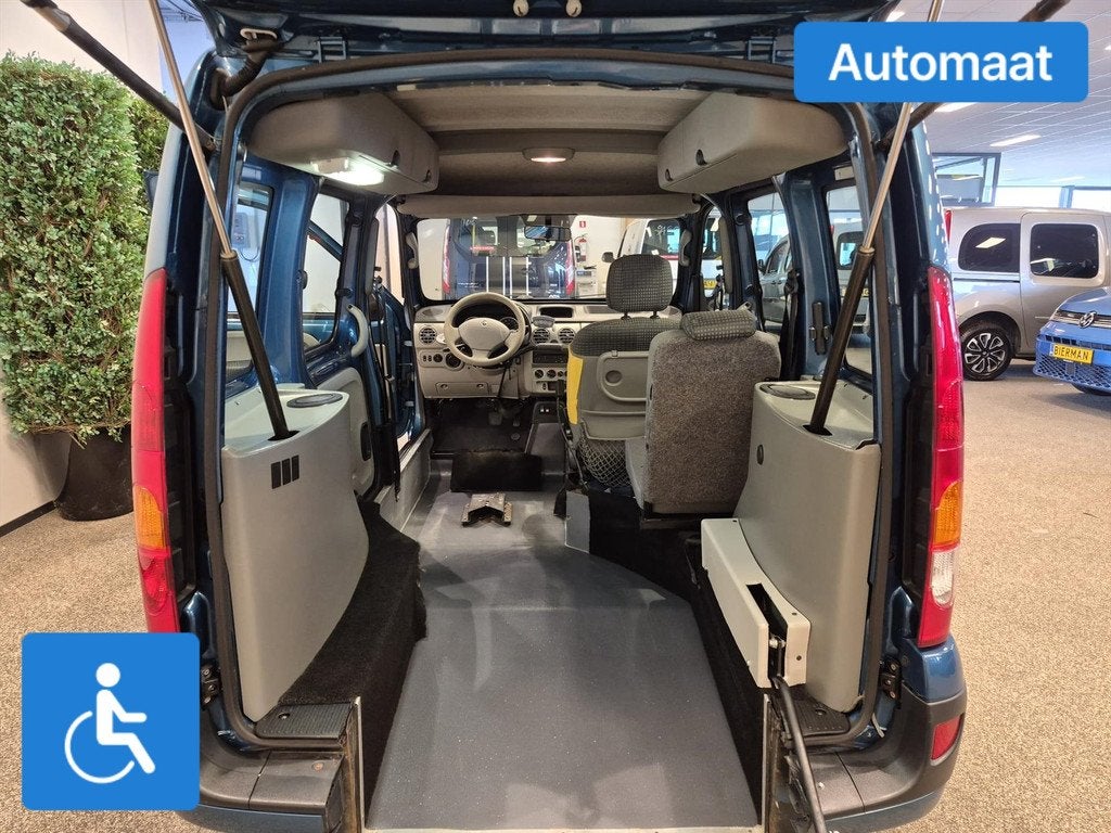 Renault Kangoo Rolstoelauto Automaat - Rolstoel voorin Handb, Auto's, Automaat, 12 maanden, Stof, Gebruikt