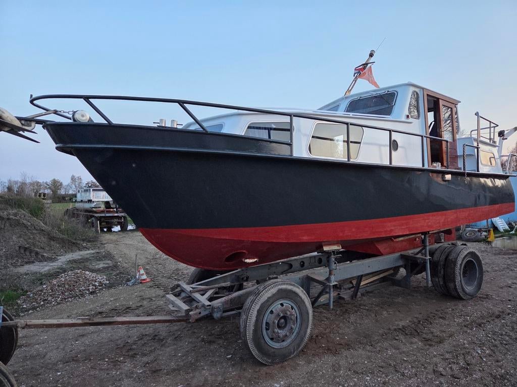 Kajuitboot, kruiser, Klaar voor Avontuur op het Water, Staal, Gebruikt, Binnenboordmotor, Diesel
