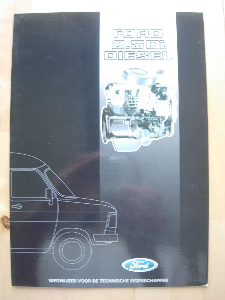 Ford Transit Diesel Injectie Brochure 1984, Ford, Ophalen of Verzenden, Zo goed als nieuw, Ford