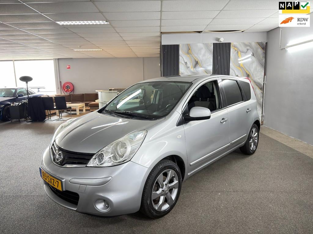 Nissan Note 1.6 Connect Edition Apk Nieuw,2e eigenaar,Clima,, Voorwielaandrijving, Euro 5, Zwart, 4 cilinders