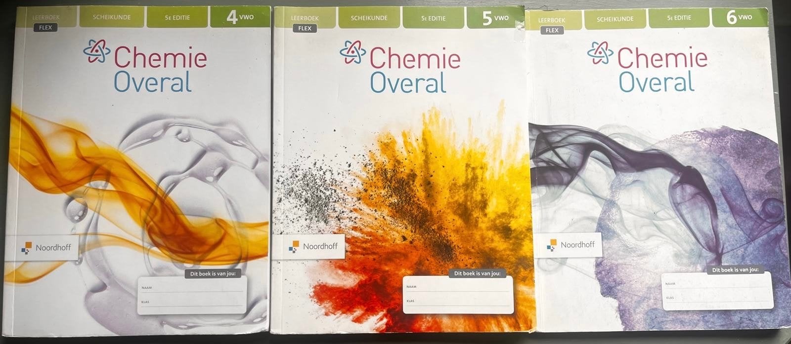 Chemie Overal VWO 4, 5, 6 (5e editie) - Noordhoff, Ophalen of Verzenden, Gelezen, VWO, Scheikunde