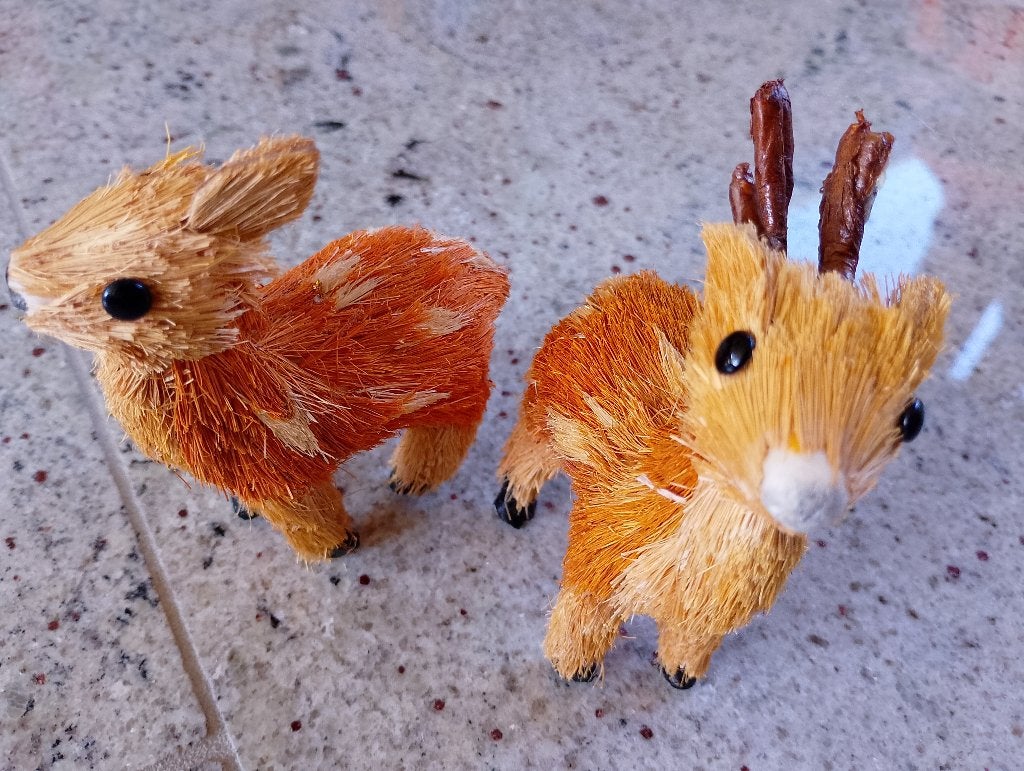Twee hertjes, Ophalen of Verzenden, Gebruikt