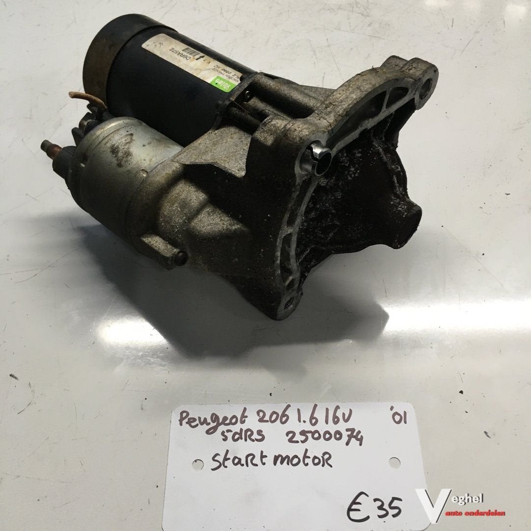 Peugeot 206 1.6 16v 5drs 2003 wagennr 2500074  Startmotor 05, Auto-onderdelen, Gebruikt, -, -, Ophalen of Verzenden