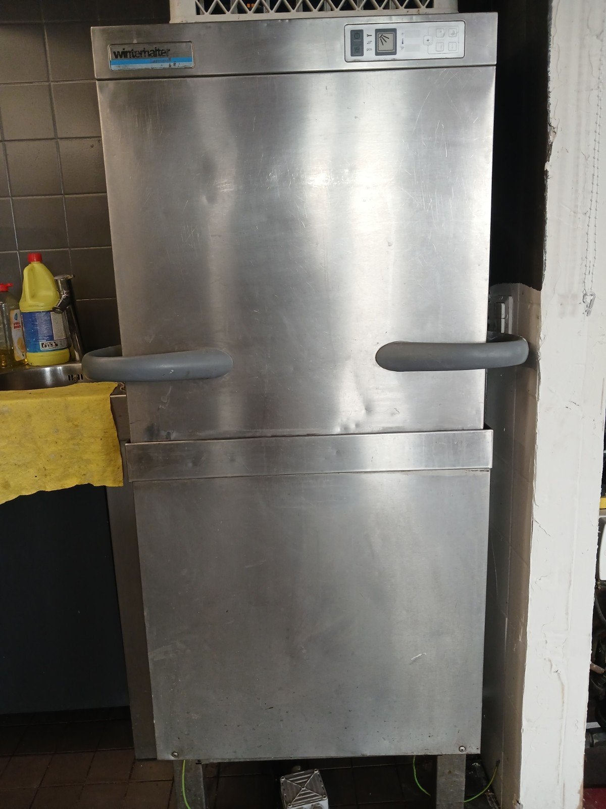 Winterhalter doorschuif vaatwasser, Ophalen, Gebruikt, 60 cm of meer, 18 tot 22 liter