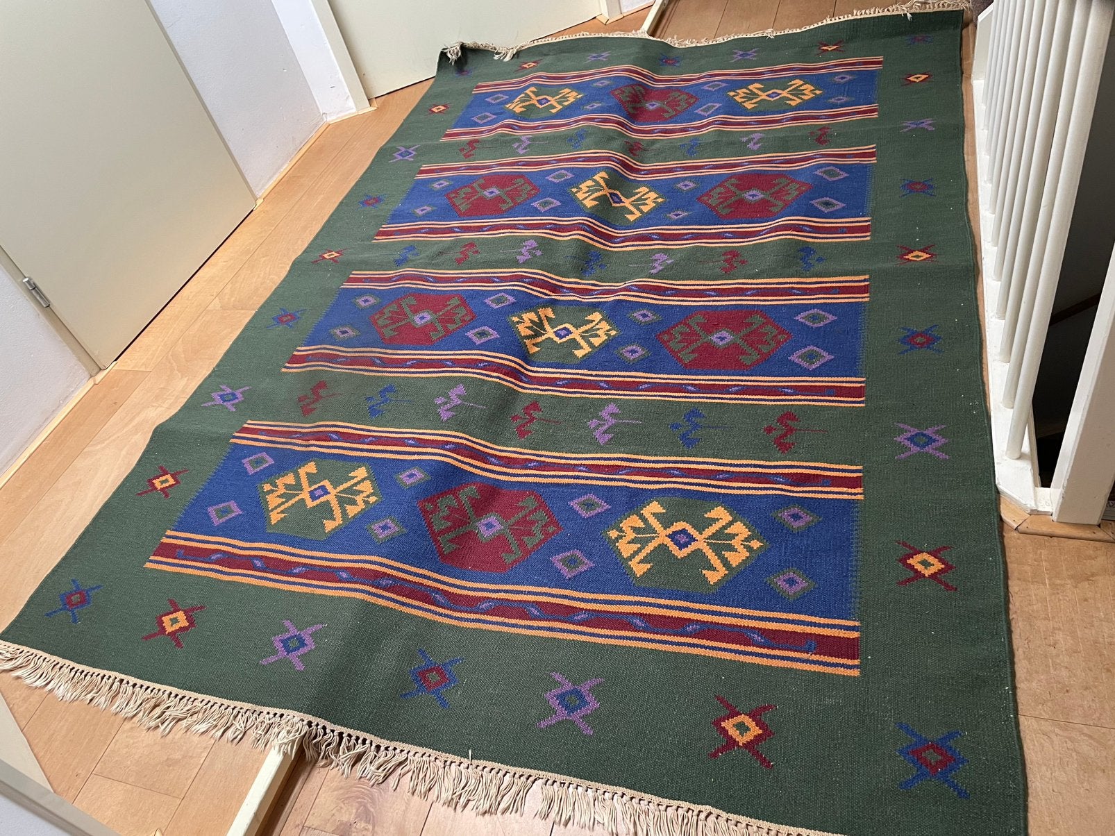 Vloerkleed kelim te koop, Huis en Inrichting, Ophalen, Gebruikt, 150 tot 200 cm, 200 cm of meer