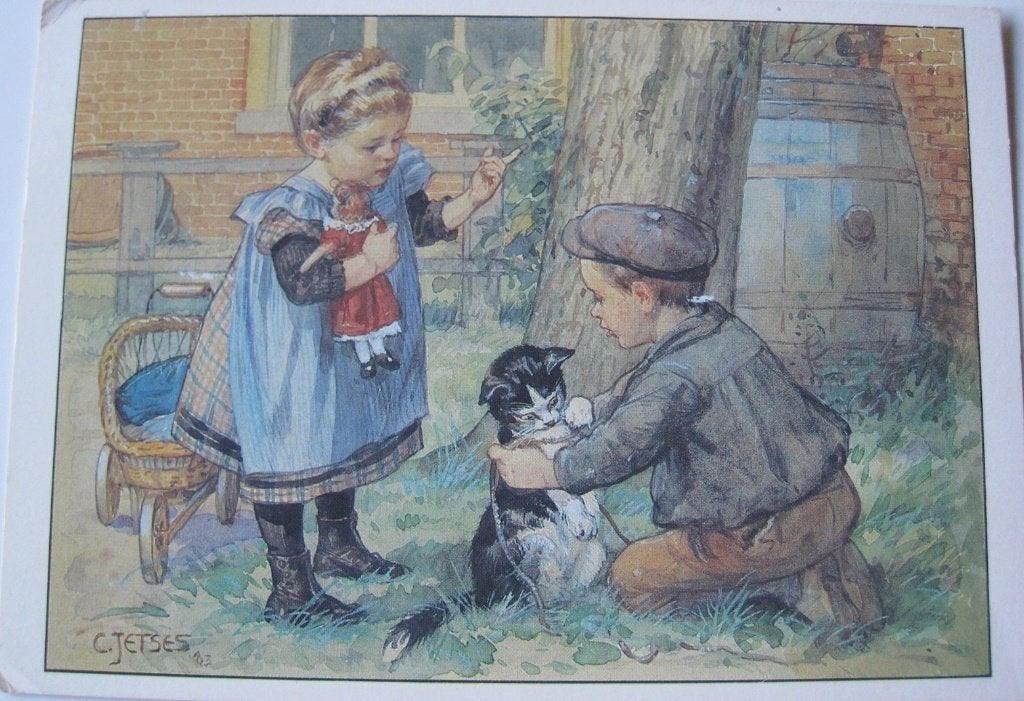 Voor het kind - Ot en Sien - 1979 - wat denkt poes? - Nieuw, Verzenden, 1960 tot 1980, Ongelopen, Kinderen